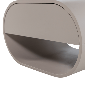 Vegghengt nattbord Momo 36 cm - Sand - Møbler - Bord - Avlastningsbord - Sengebord & nattbord
