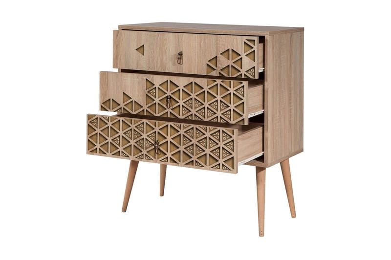 Vellavie Kommode Dekor - Mørkebrun - Oppbevaring - Oppbevaringsmøbler - Kommode - Entrekommode