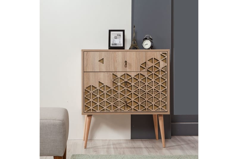 Vellavie Kommode Dekor - Mørkebrun - Oppbevaring - Oppbevaringsmøbler - Kommode - Entrekommode