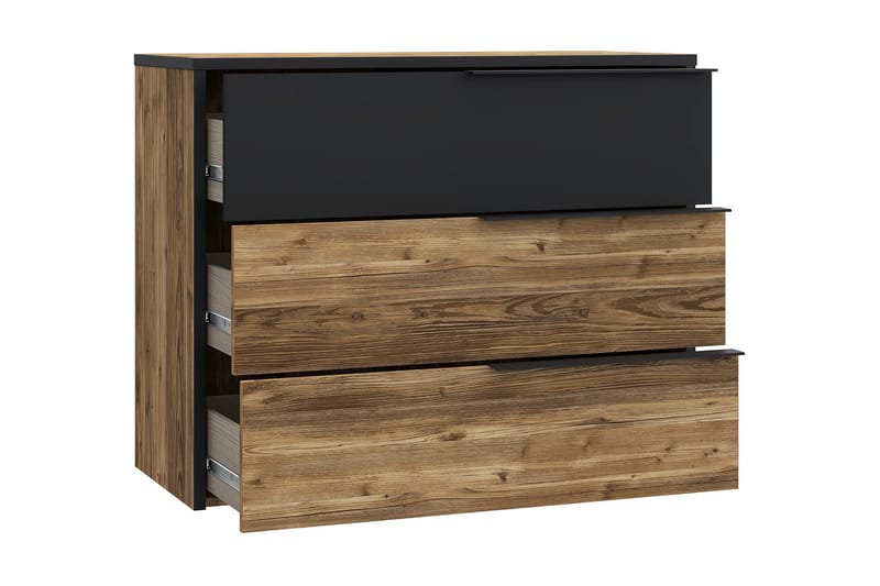 Vergina Kommode 42x100 cm - Brun/Svart - Oppbevaring - Oppbevaringsmøbler - Kommode - Entrekommode