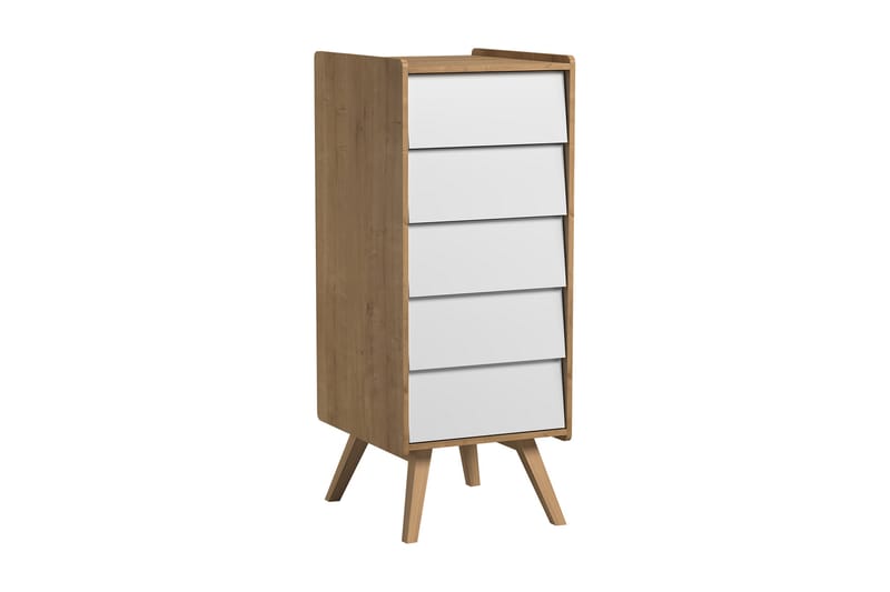 Vintage Kommode Tre / Natur / Hvit - VOX - Oppbevaring - Oppbevaringsmøbler - Kommode - Entrekommode
