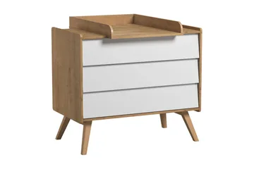 Vintage Kommode Tre / Natur / Hvit - VOX - Oppbevaring - Oppbevaringsmøbler - Kommode - Entrekommode