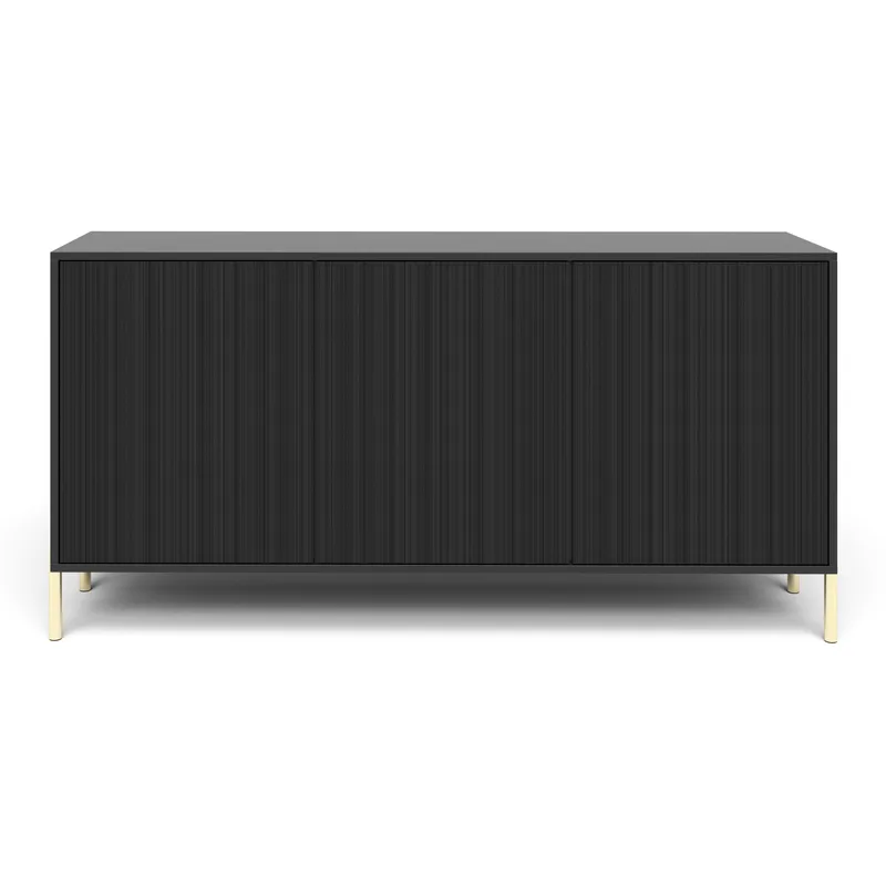 Virmani Kommode 154 cm - Svart - Oppbevaring - Oppbevaringsmøbler - Kommode