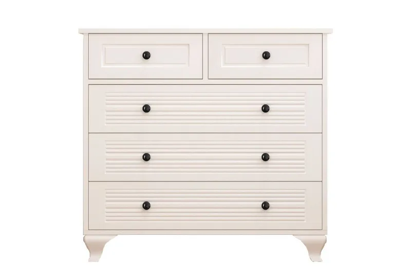 Vornrel Kommode 90 cm, Matt Hvit