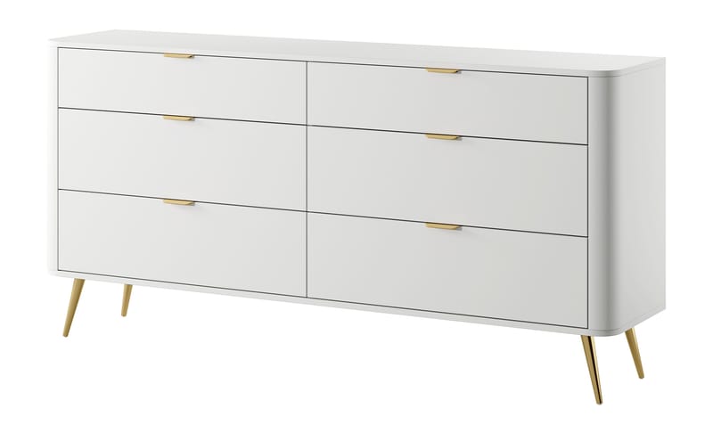 Walia Kommode 173 cm - Hvit - Oppbevaring - Oppbevaringsmøbler - Kommode
