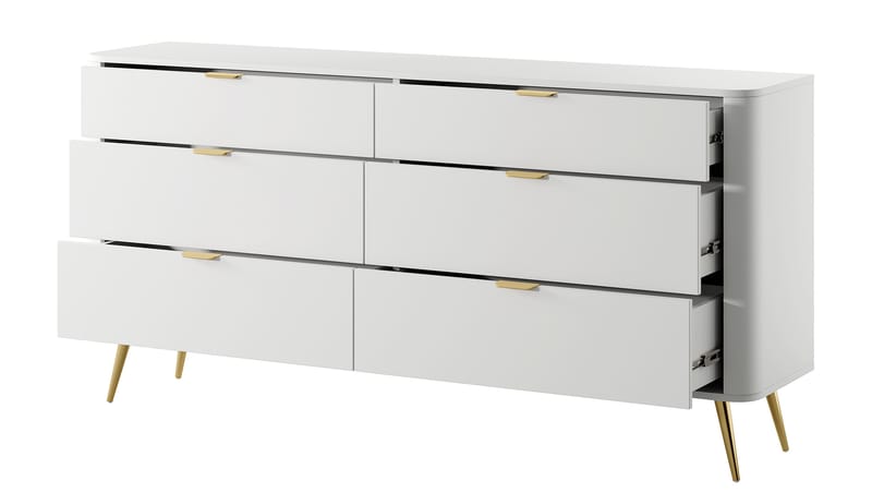 Walia Kommode 173 cm - Hvit - Oppbevaring - Oppbevaringsmøbler - Kommode