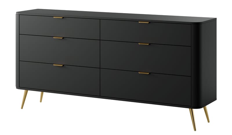 Walia Kommode 173 cm - Svart - Oppbevaring - Oppbevaringsmøbler - Kommode