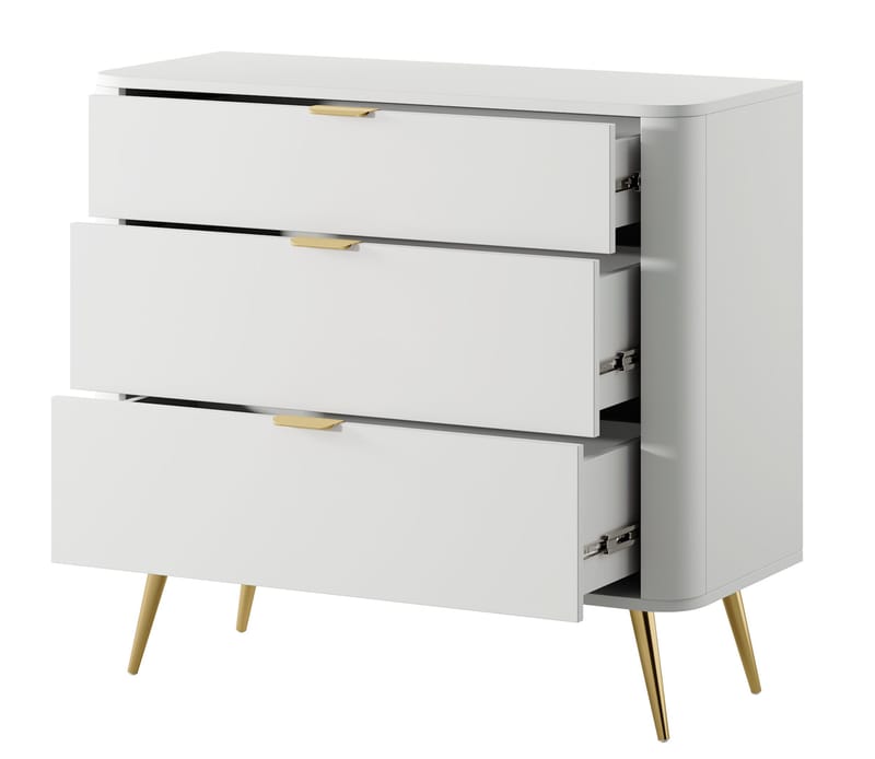 Walia Kommode 93 cm - Hvit - Oppbevaring - Oppbevaringsmøbler - Kommode - Entrekommode