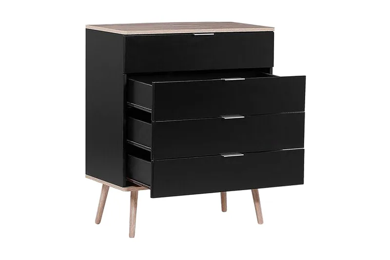 Walpi Kommode 79 cm - Svart - Oppbevaring - Oppbevaringsmøbler - Kommode - Entrekommode