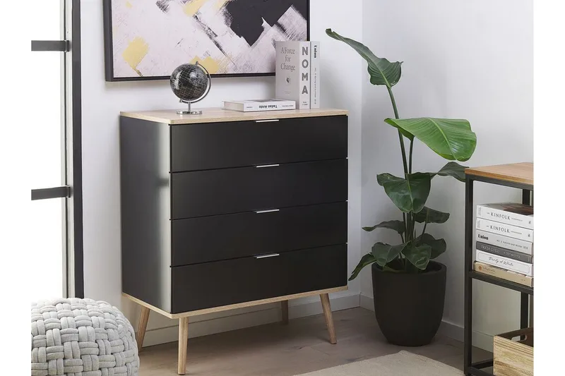 Walpi Kommode 79 cm - Svart - Oppbevaring - Oppbevaringsmøbler - Kommode - Entrekommode