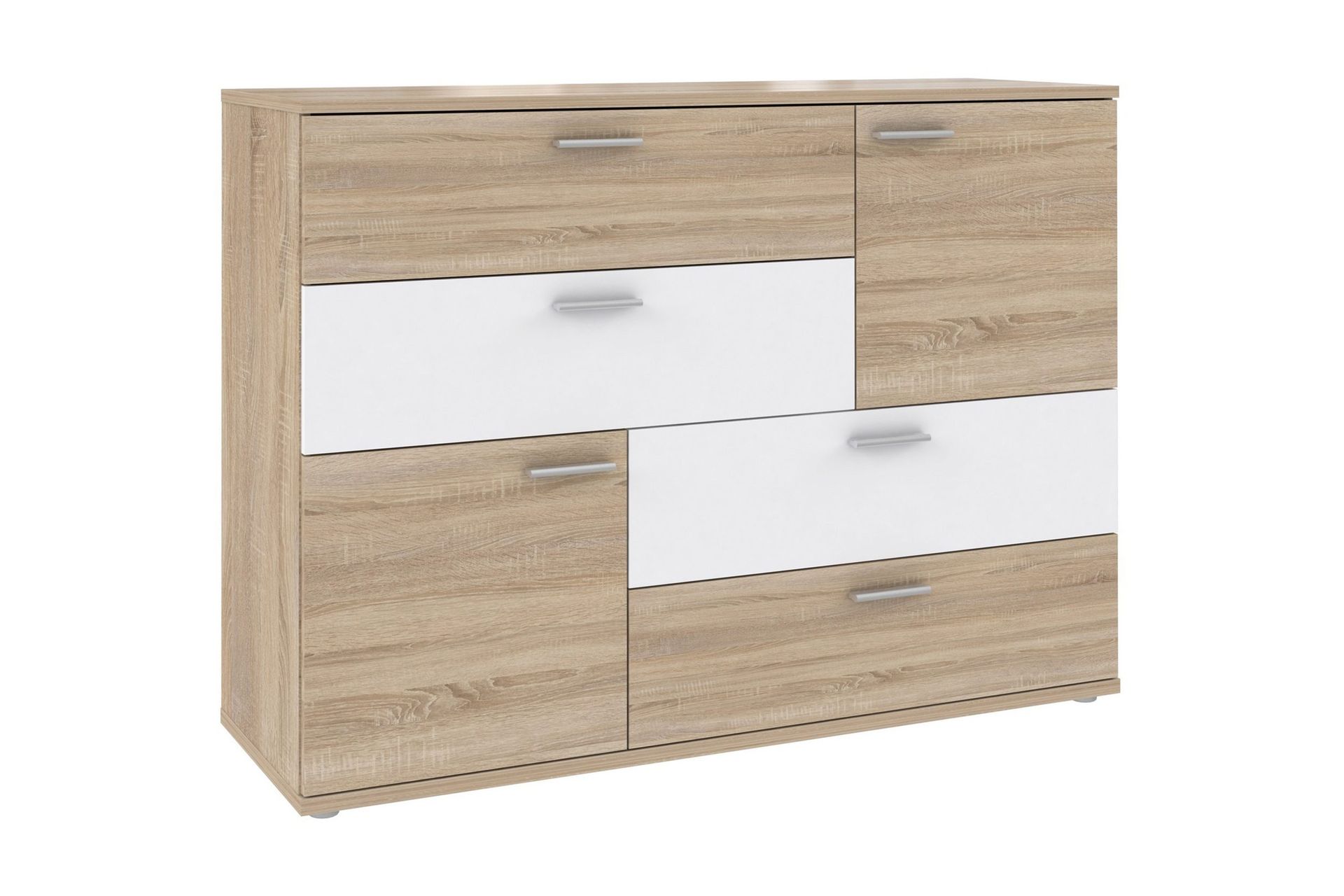 Waunifor Kommode 125 cm - Brun/Hvit