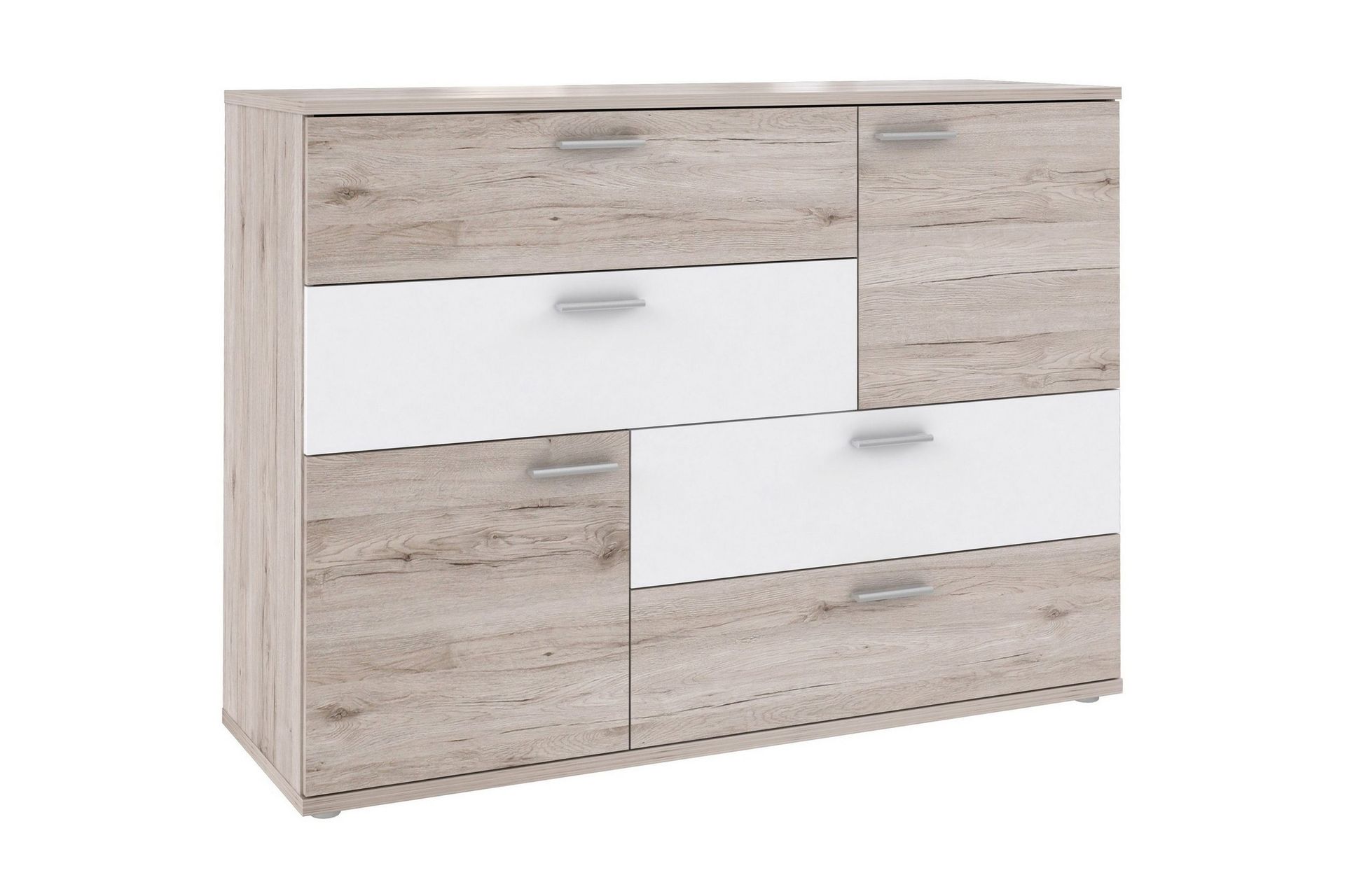 Waunifor Kommode 125 cm - Lysegrå