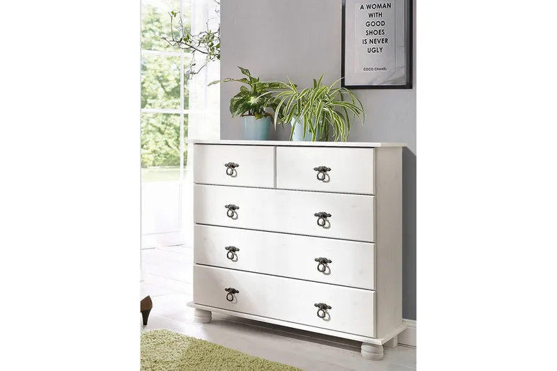 Welton Kommode 82 cm - Hvit - Oppbevaring - Oppbevaringsmøbler - Kommode - Entrekommode