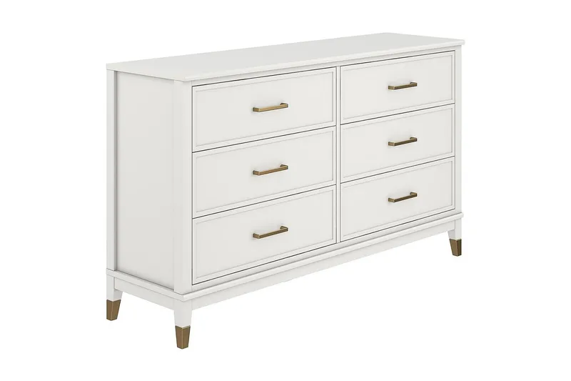 Westerleigh Kommode 144x41 cm Hvit, CosmoLiving