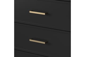 Westerleigh Kommode 144x41 cm Svart/Gull - CosmoLiving - Oppbevaring - Oppbevaringsmøbler - Kommode