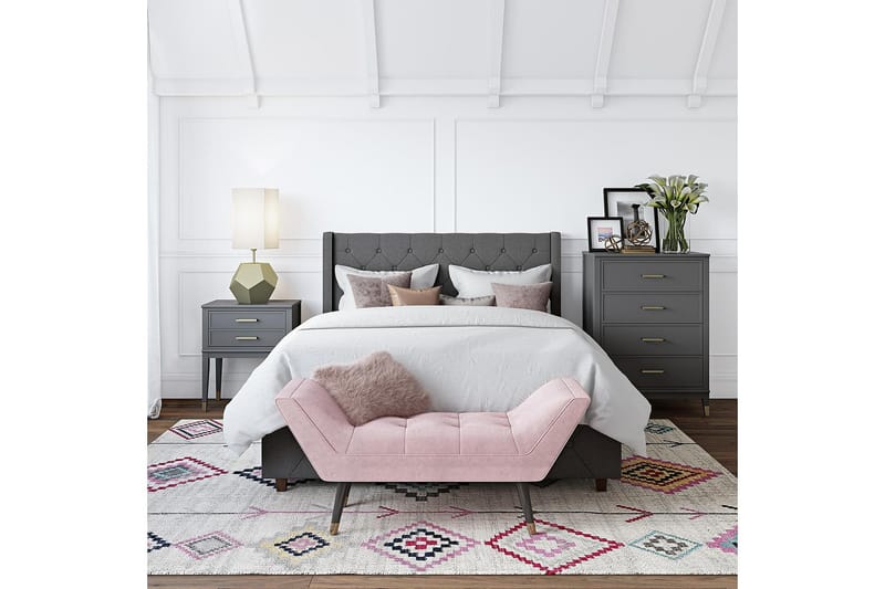 Westerleigh Kommode 76x50 cm Grafittgrå - CosmoLiving - Oppbevaring - Oppbevaringsmøbler - Kommode - Entrekommode