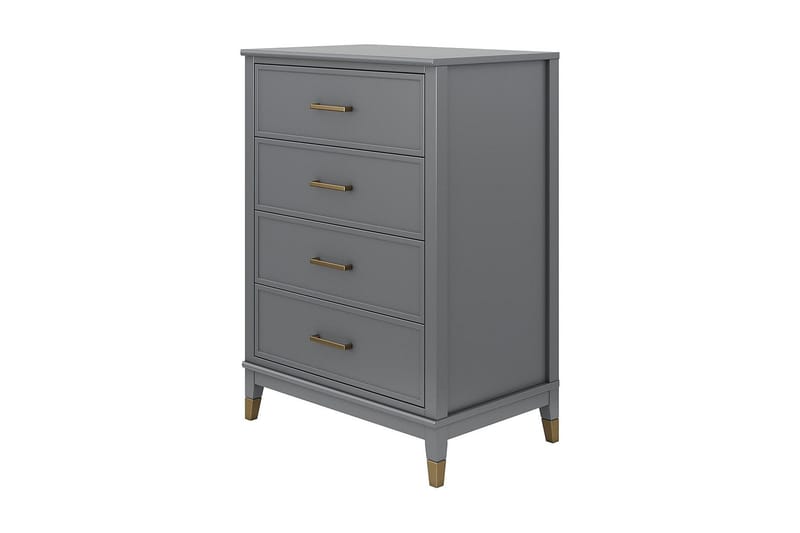 Westerleigh Kommode 76x50 cm Grafittgrå - CosmoLiving - Oppbevaring - Oppbevaringsmøbler - Kommode - Entrekommode