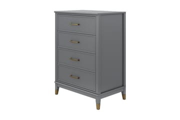 Westerleigh Kommode 76x50 cm Grafittgrå - Oppbevaring - Oppbevaringsmøbler - Kommode - Entrekommode