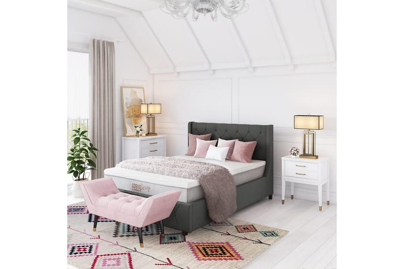 Westerleigh Kommode 76x50 cm Hvit - CosmoLiving - Oppbevaring - Oppbevaringsmøbler - Kommode - Entrekommode