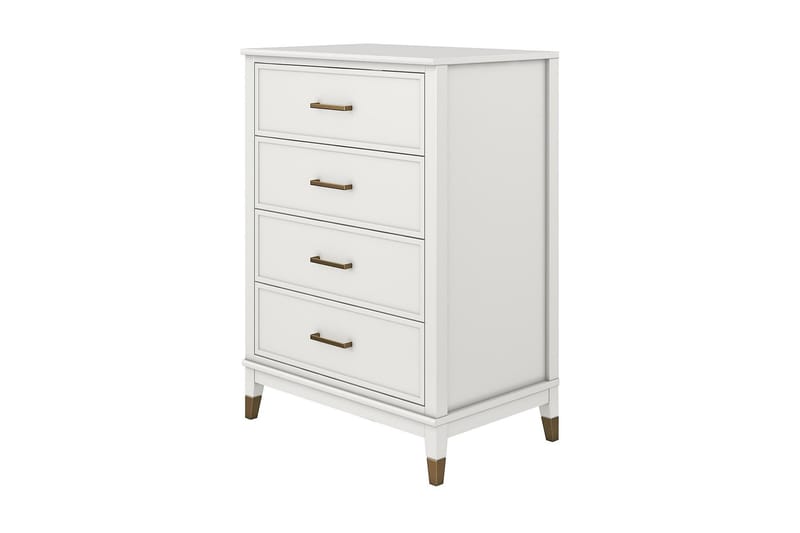 Westerleigh Kommode 76x50 cm Hvit - CosmoLiving - Oppbevaring - Oppbevaringsmøbler - Kommode - Entrekommode