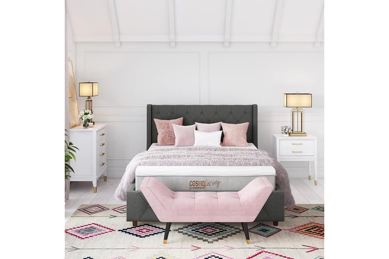 Westerleigh Kommode 76x50 cm Hvit - CosmoLiving - Oppbevaring - Oppbevaringsmøbler - Kommode - Entrekommode