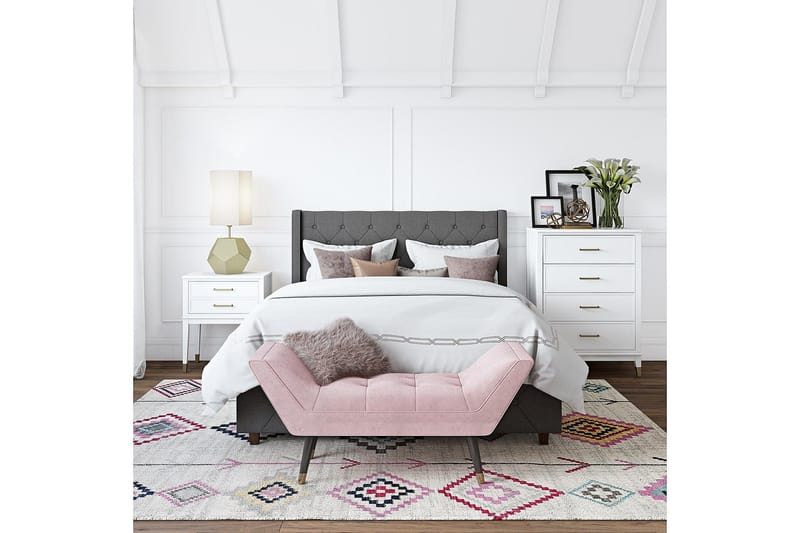 Westerleigh Kommode 76x50 cm Hvit - CosmoLiving - Oppbevaring - Oppbevaringsmøbler - Kommode - Entrekommode