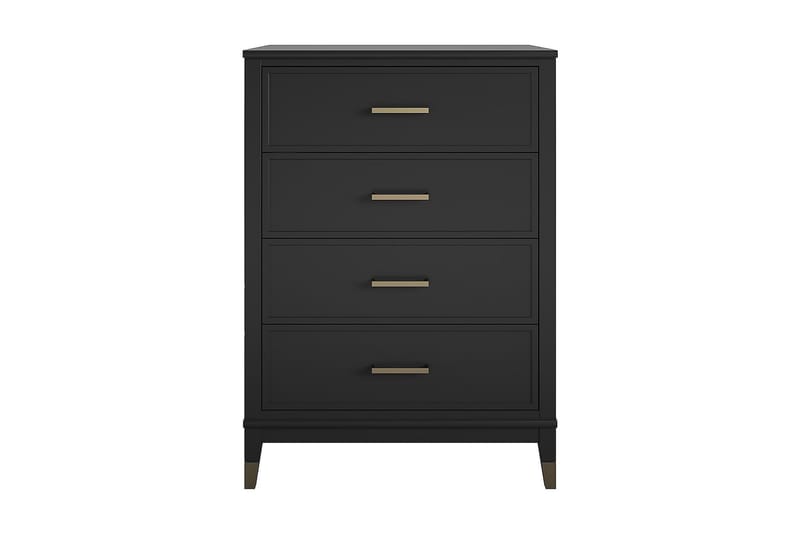 Westerleigh Kommode 76x50 cm Svart/Gull - CosmoLiving - Oppbevaring - Oppbevaringsmøbler - Kommode - Entrekommode