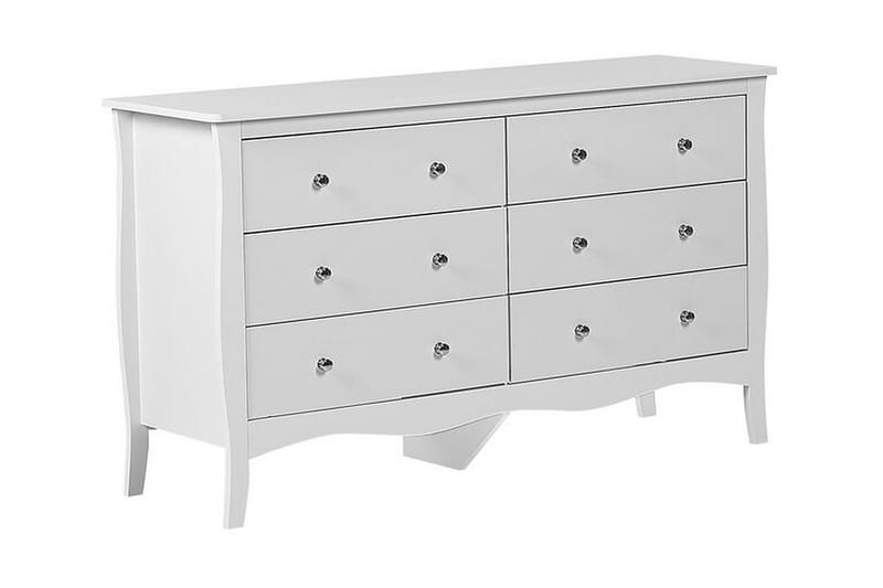 Winchester Kommode 130 cm, Hvit