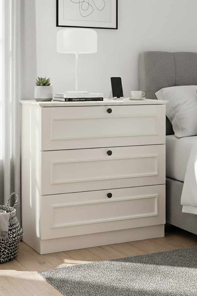 Wonthaggi kommode 78 cm - Hvit - Oppbevaring - Oppbevaringsmøbler - Kommode - Entrekommode