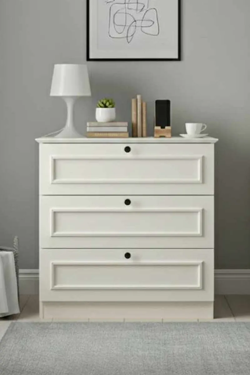 Wonthaggi kommode 78 cm - Hvit - Oppbevaring - Oppbevaringsmøbler - Kommode - Entrekommode