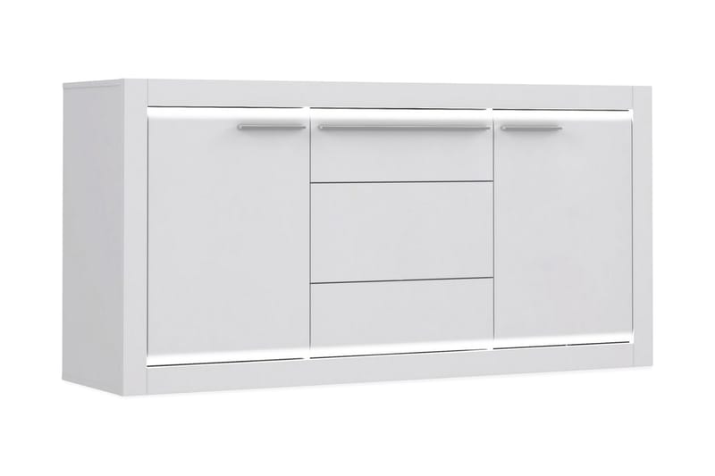 Worsaw Kommode 158 cm - Hvit - Oppbevaring - Oppbevaringsmøbler - Kommode