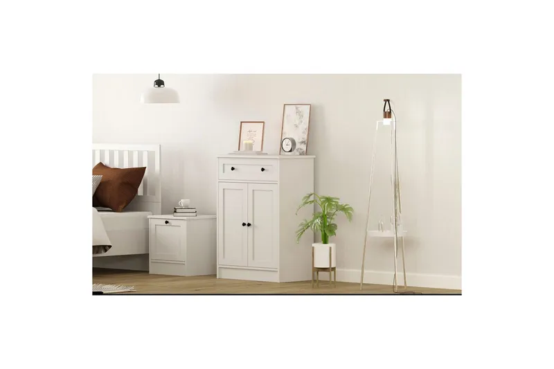 Zavira Kommode 70 cm - Matt Hvit - Oppbevaring - Oppbevaringsmøbler - Kommode - Entrekommode