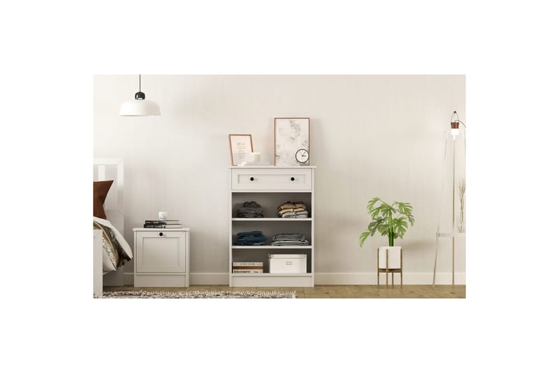 Zavira Kommode 70 cm - Matt Hvit - Oppbevaring - Oppbevaringsmøbler - Kommode - Entrekommode