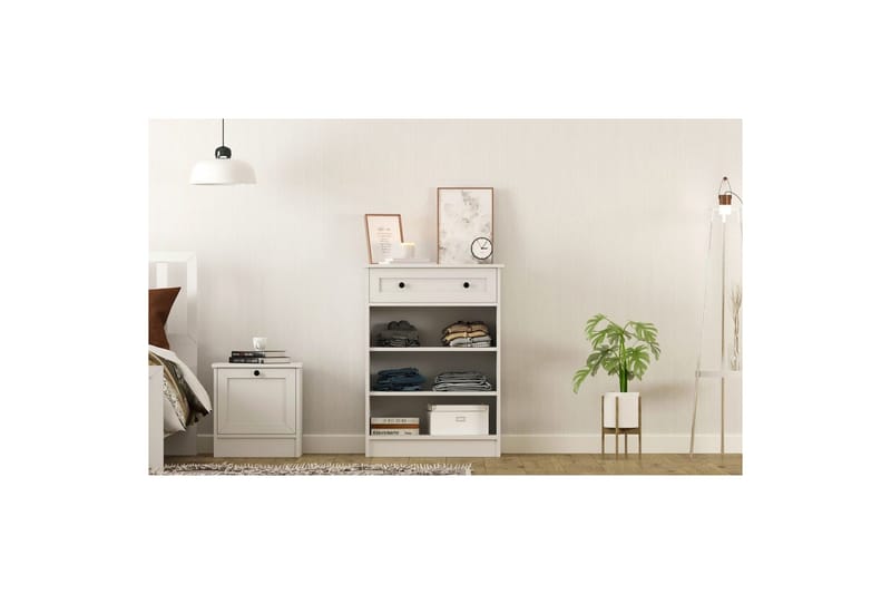 Zavira Kommode 70 cm - Matt Hvit - Oppbevaring - Oppbevaringsmøbler - Kommode - Entrekommode