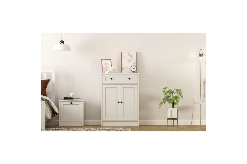 Zavira Kommode 70 cm - Matt Hvit - Oppbevaring - Oppbevaringsmøbler - Kommode - Entrekommode