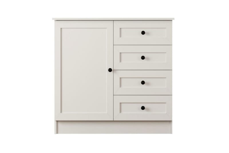 Zavira Kommode 87 cm - Matt Hvit - Oppbevaring - Oppbevaringsmøbler - Kommode - Entrekommode