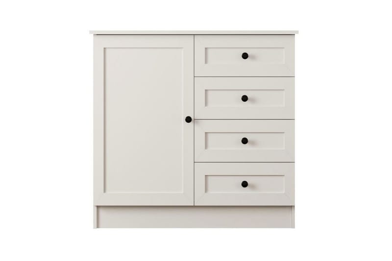 Zavira Kommode 87 cm - Matt Hvit - Oppbevaring - Oppbevaringsmøbler - Kommode - Entrekommode