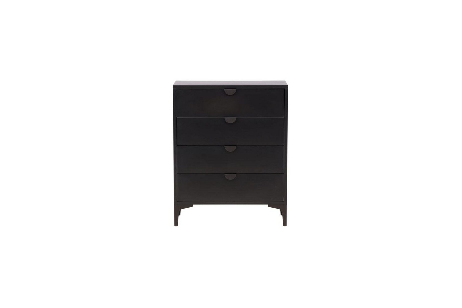 Kommode Piring - Svart, 40x78x98