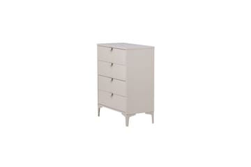 Kommode Piring - Beige, 40x78x98 - Oppbevaring - Oppbevaringsmøbler - Kommode - Entrekommode