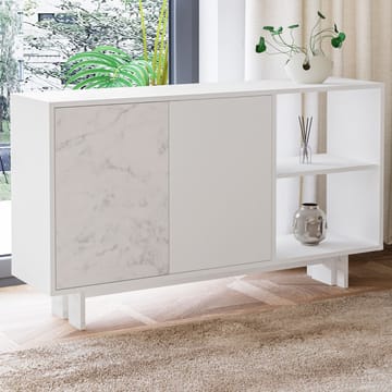 Konsollbord Homitis Ravello (140 x 80 x 35 cm) Hvit marmor - Oppbevaring - Oppbevaringsmøbler - Sideboard & skjenker
