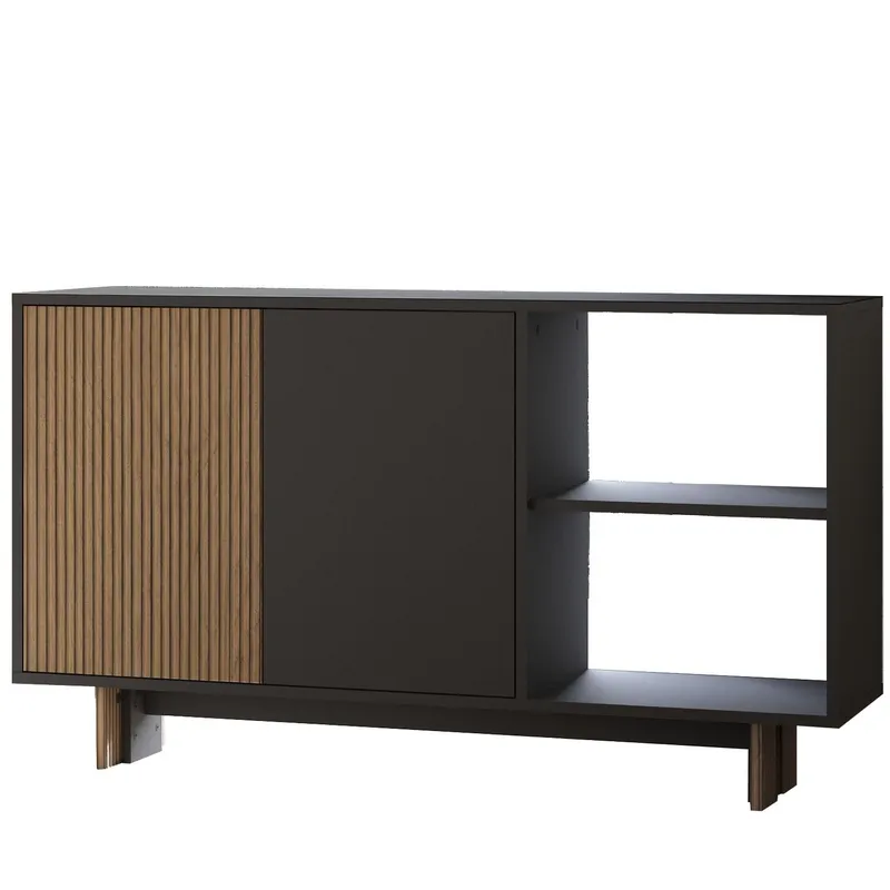 Konsollbord Homitis Ravello (140 x 80 x 35 cm) Varm eik antrasitt