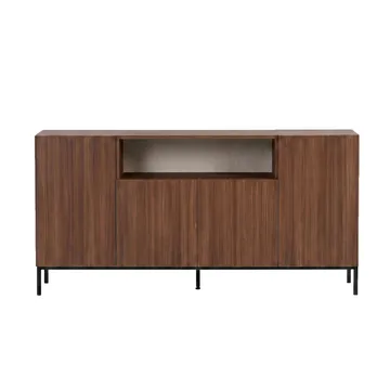 Konsollbord Nordure Rialto (160 x 80 x 40 cm) Milano Valnøtt Svart - Milano valnøtt og svart - Oppbevaring - Oppbevaringsmøbler - Sideboard & skjenker