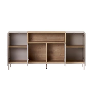 Konsollbord Nordure Rialto (160 x 80 x 40 cm) Sandstein Safir Eik - Sandstone og Sapphire Oak - Oppbevaring - Oppbevaringsmøbler - Sideboard & skjenker