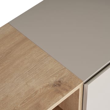 Konsollbord Nordure Rialto (160 x 80 x 40 cm) Sandstein Safir Eik - Sandstone og Sapphire Oak - Oppbevaring - Oppbevaringsmøbler - Sideboard & skjenker