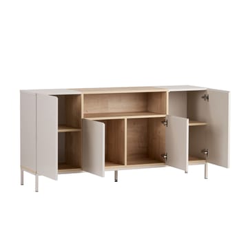 Konsollbord Nordure Rialto (160 x 80 x 40 cm) Sandstein Safir Eik - Sandstone og Sapphire Oak - Oppbevaring - Oppbevaringsmøbler - Sideboard & skjenker