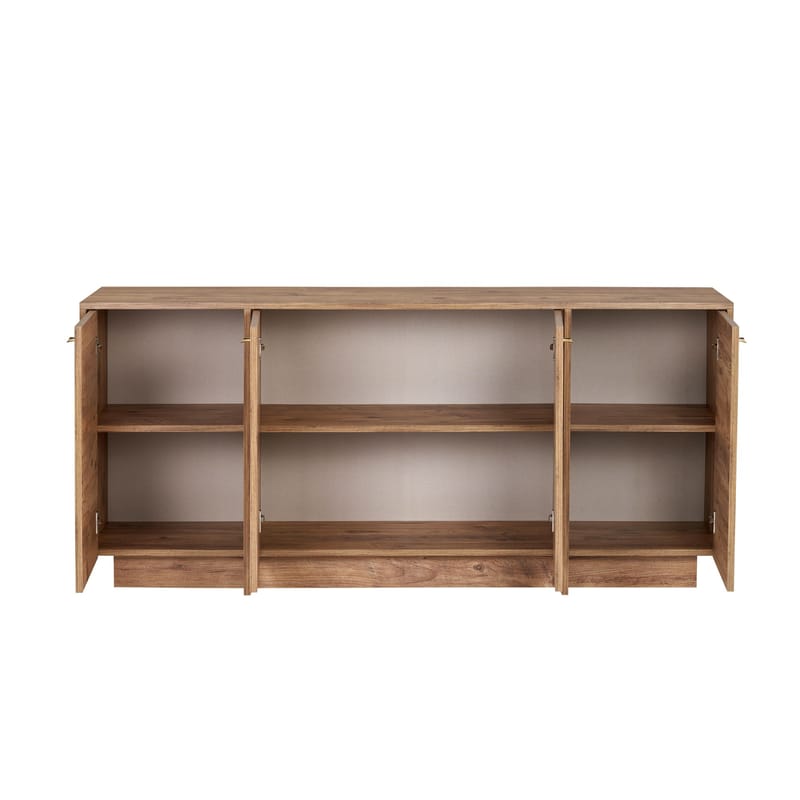 Konsollbord Nordure Varen (180 x 82 x 45 cm) Atlantic Pine - Atlantic Pine - Oppbevaring - Oppbevaringsmøbler - Sideboard & skjenker