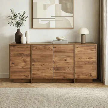 Konsollbord Nordure Varen (180 x 82 x 45 cm) Atlantic Pine - Atlantic Pine - Oppbevaring - Oppbevaringsmøbler - Sideboard & skjenker