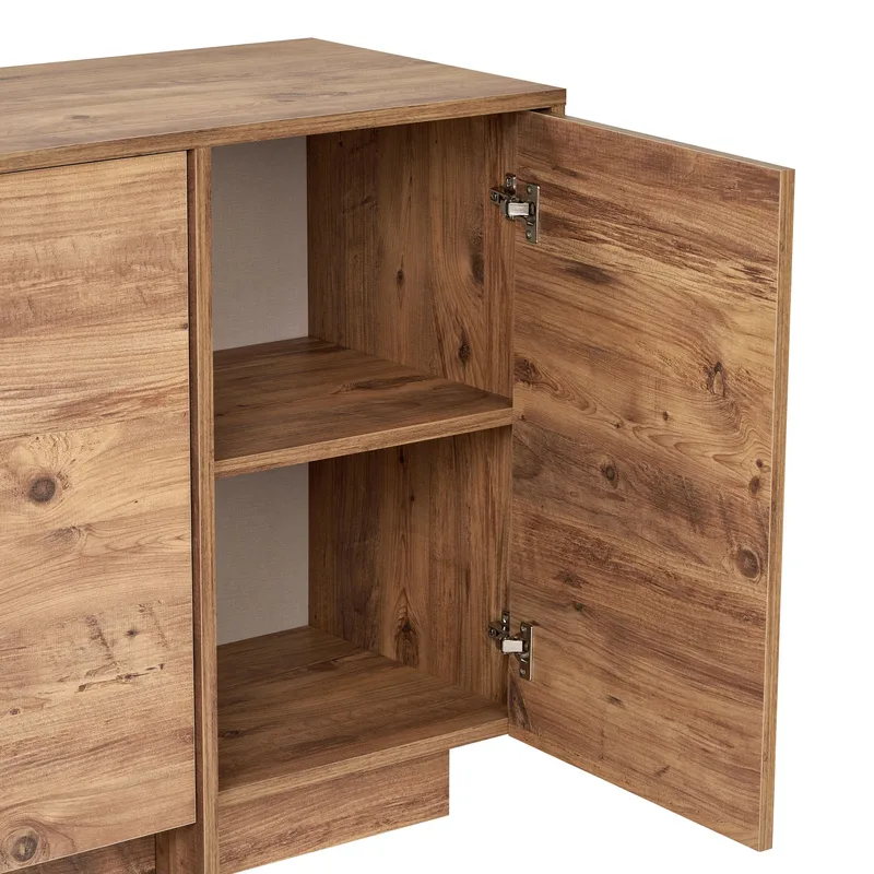 Konsollbord Nordure Varen (180 x 82 x 45 cm) Atlantic Pine - Atlantic Pine - Oppbevaring - Oppbevaringsmøbler - Sideboard & skjenker