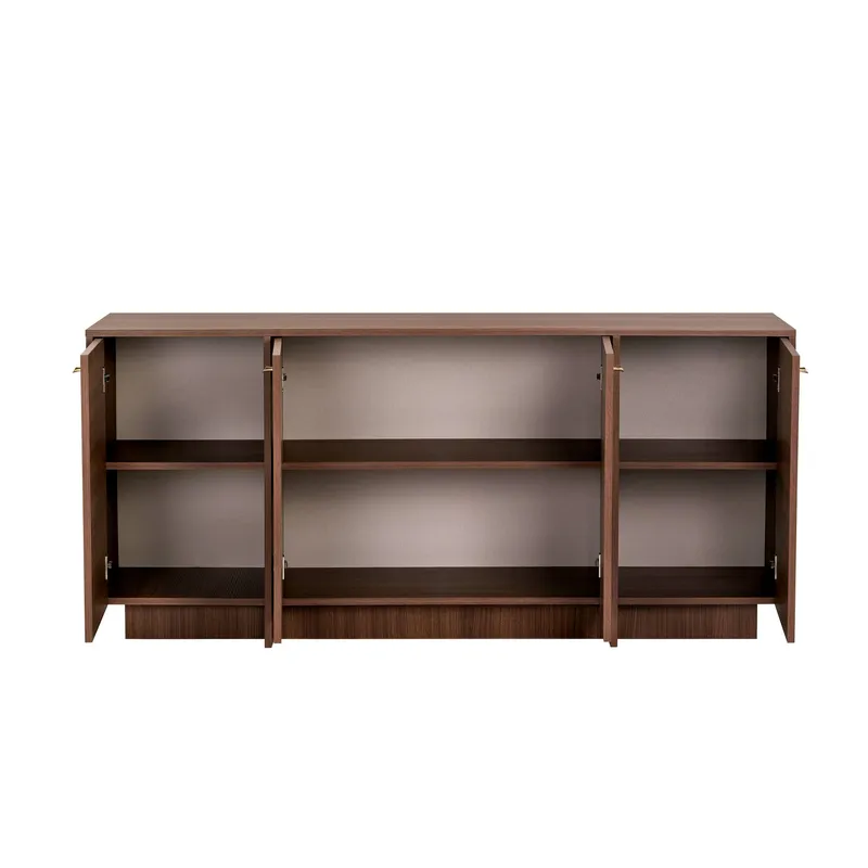 Konsollbord Nordure Varen (180 x 82 x 45 cm) Valnøtt - Valnøtt - Oppbevaring - Oppbevaringsmøbler - Sideboard & skjenker