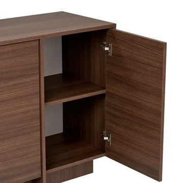 Konsollbord Nordure Varen (180 x 82 x 45 cm) Valnøtt - Valnøtt - Oppbevaring - Oppbevaringsmøbler - Sideboard & skjenker